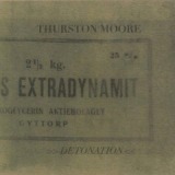 Detonation / Germs Burn Lyrics Thurston Moore