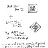 Untitled 1 & 2 Lyrics Art Paul Schlosser